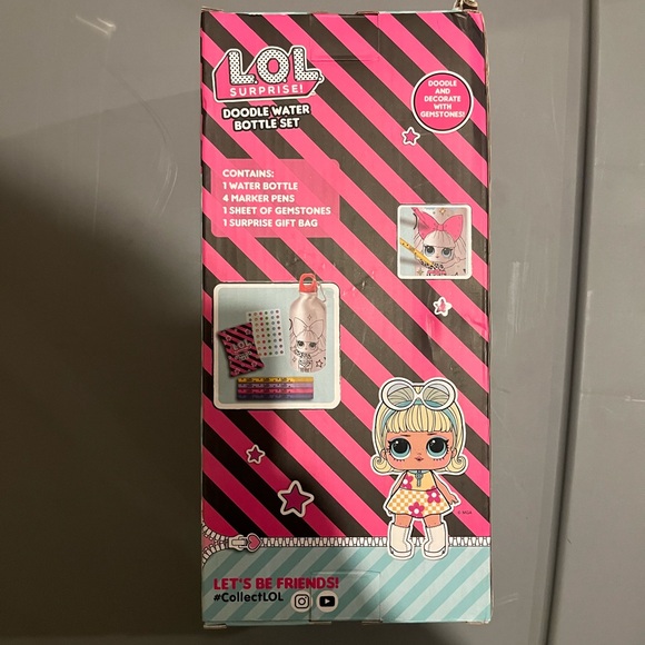 Lol surprise doodle water bottle set - Picture 3 of 4